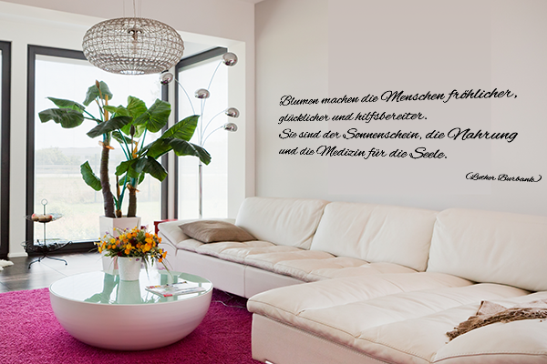 Blumen machen die Menschen fröhlich, glücklich und hilfsbereit